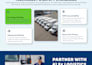 design a professional canva logistics trucking transportation website